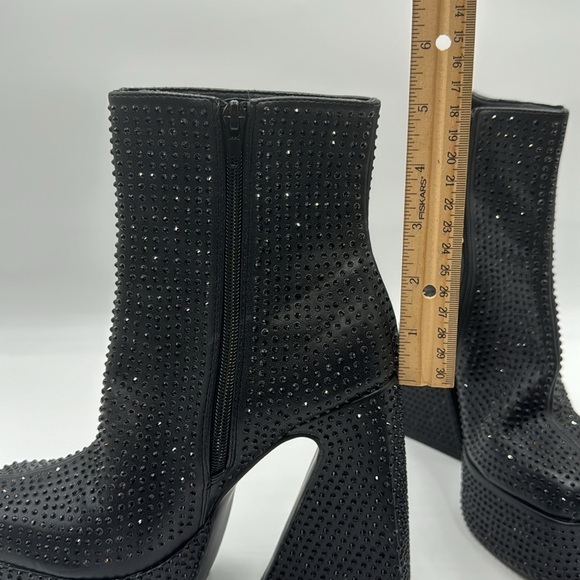 Public Desire Rhinestone Modular boots Approximate Size 8 1/2 - Picture 12 of 12